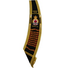 Drum Major Baldric Sash Custom Made Hand Embroidery